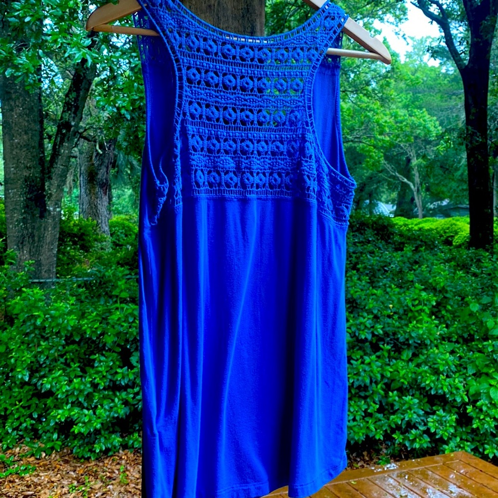 Blue Lace Shirt - Picture 4 of 4